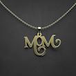 گردنبند طلا مدل mom کد HK1002