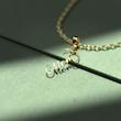 گردنبند طلا مدل mom کد HK1003