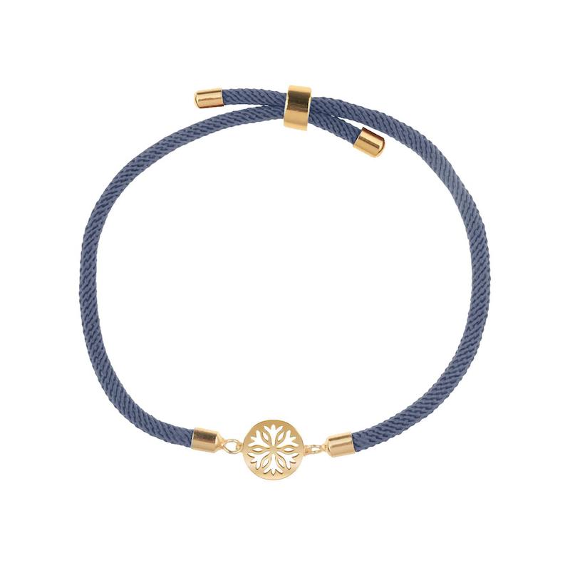 دستبند طلا مدل برف کد BL022