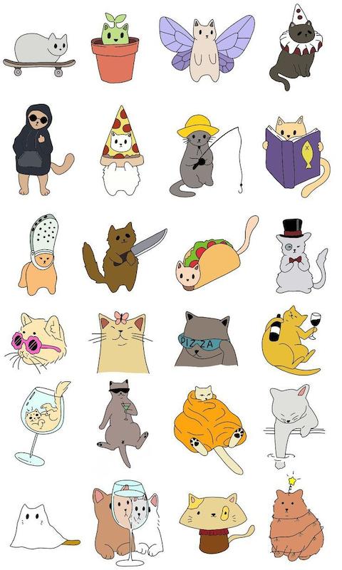 پترن گلدوزی طرح گربه (۱)