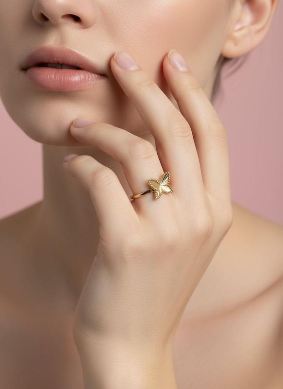 انگشتر پروانه تراش