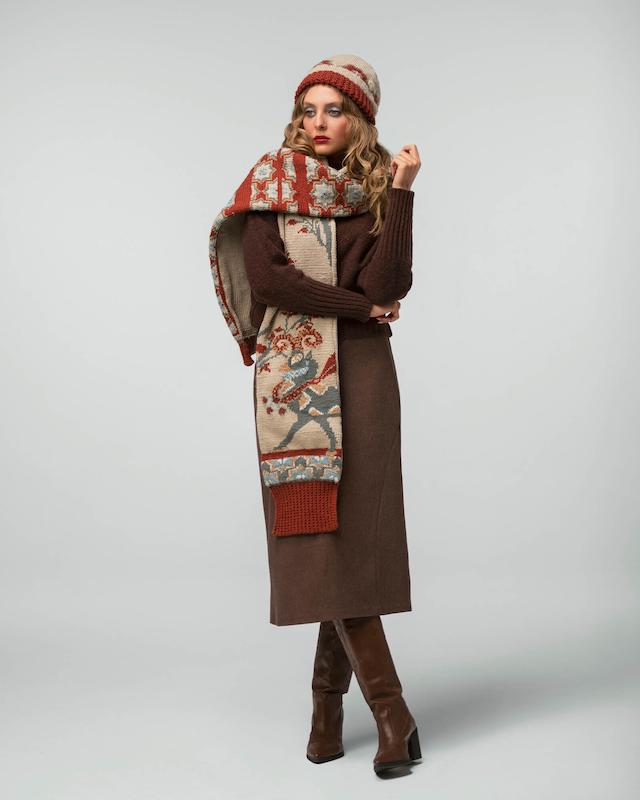 شالگردن دستبافت قوچ | ARIES I