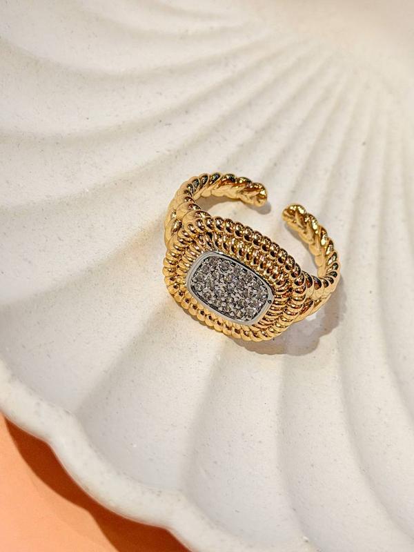 انگشتر لوكس طرح طلا