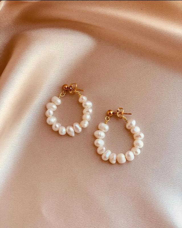 گوشواره مرواريد طبيعي 