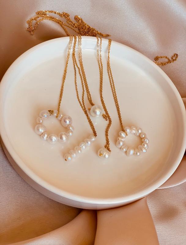 گردنبند مرواريد طبيعي 