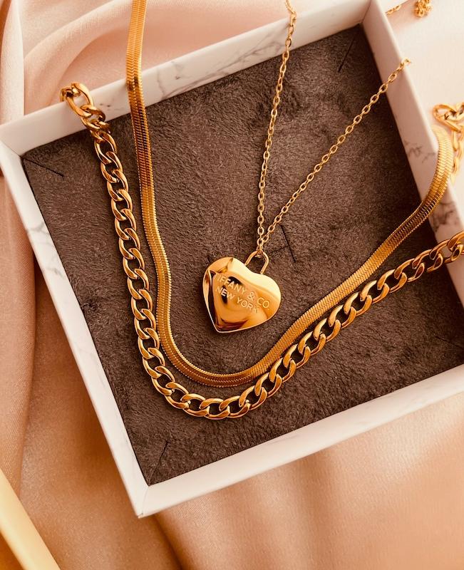 ست گردنبند طرح تيفاني