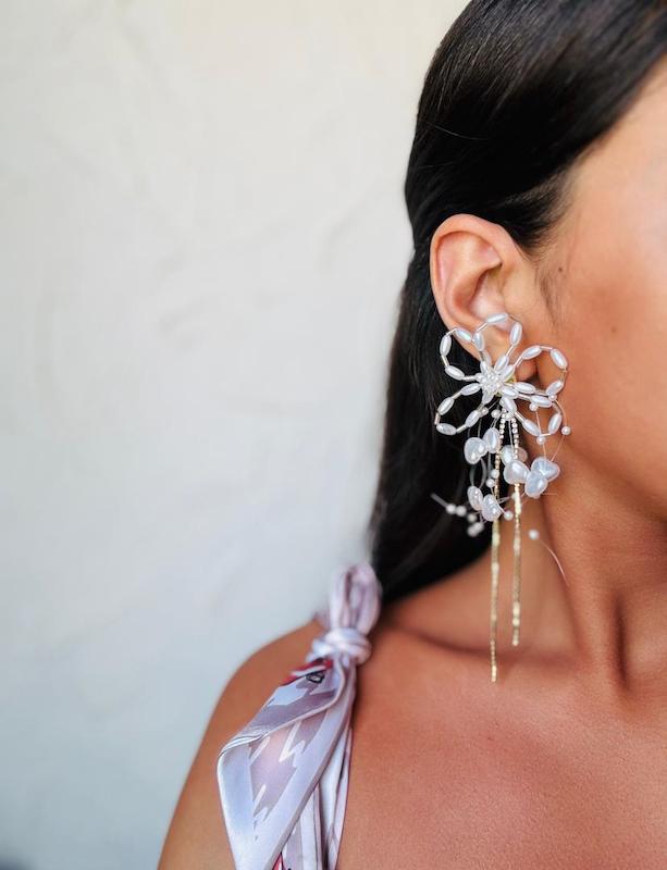 گوشواره مروارید برفی