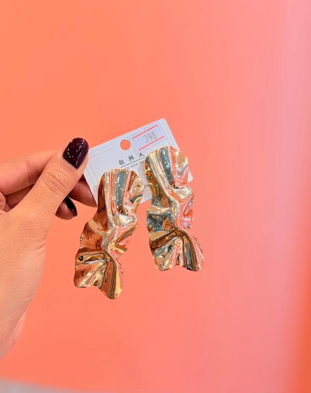 گوشواره فشن طلايي