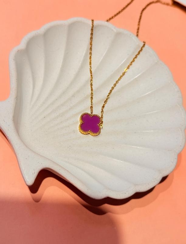 گردنبند ونکلیف تک گل