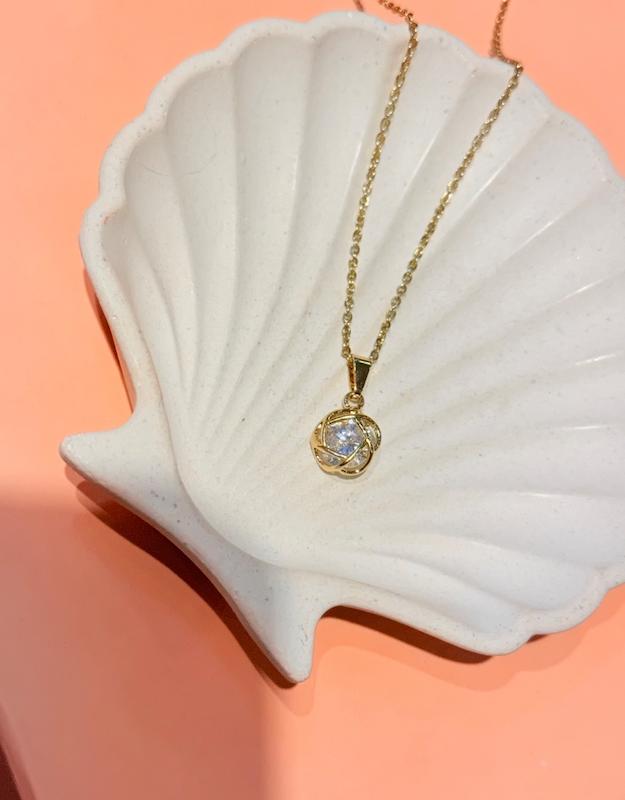 گردنبند تک نگین