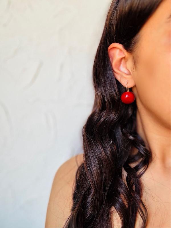 گوشواره نقلی میناکاری