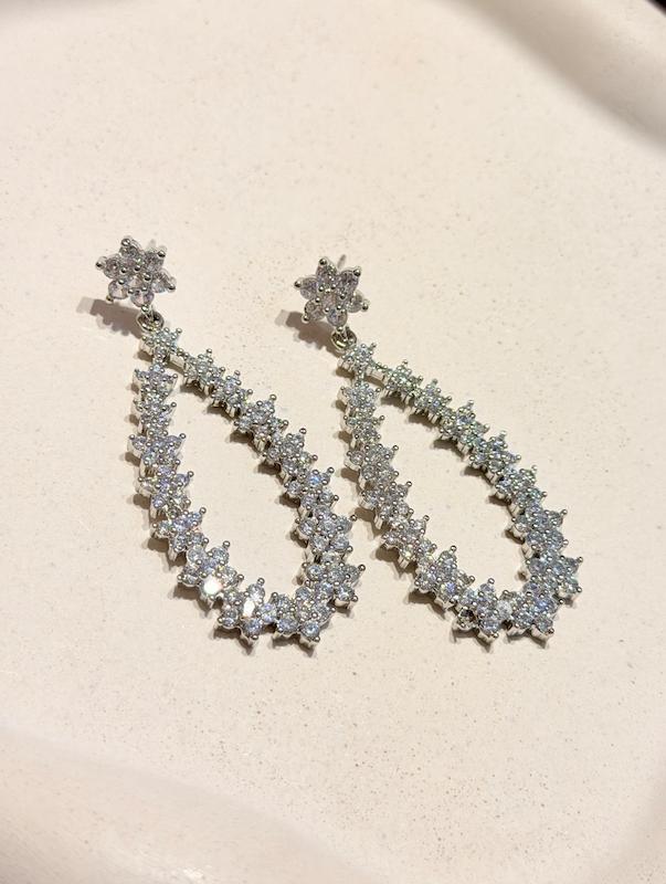 گوشواره جواهري فلاور اويز