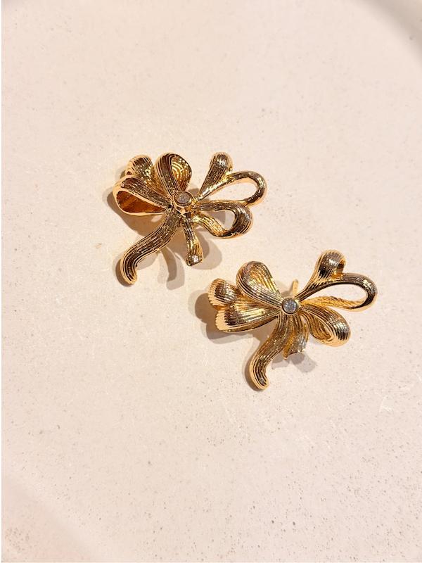 گوشواره پاپيون اويز 