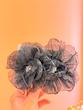 گوشواره گل فشن حرير پفكي مشكي