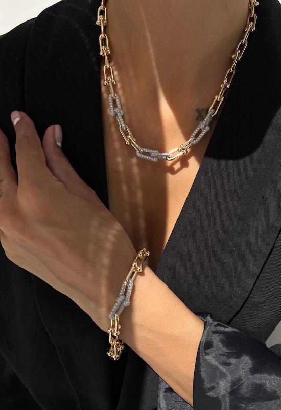 گردنبندتيفاني طرح طلا مستر ظريف