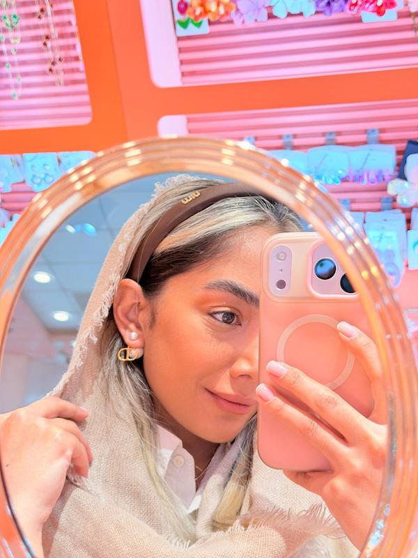 تل قهوه اي باريك ميو ميو 