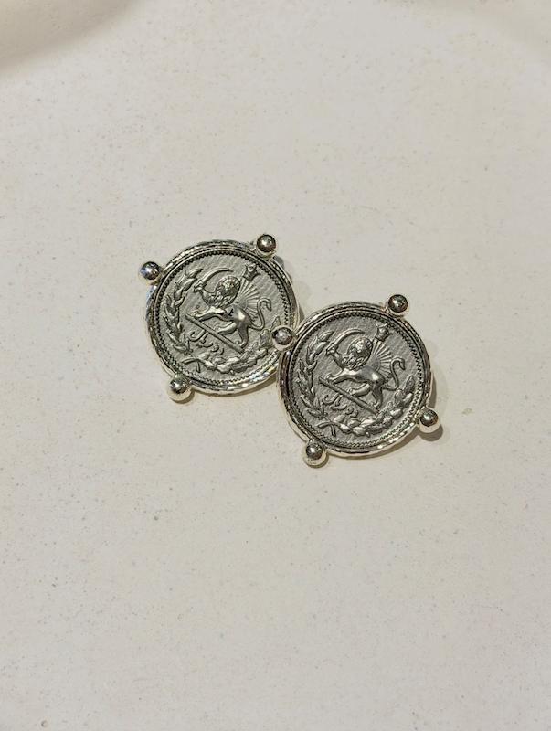 گوشواره سكه اصيل 