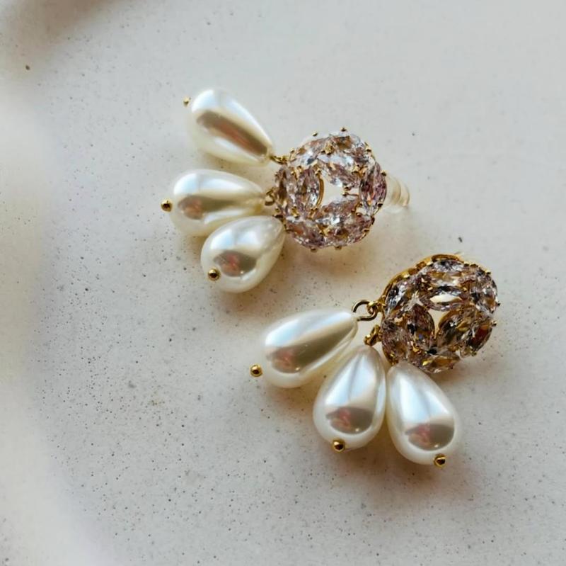 گوشواره مرواريدي جواهري