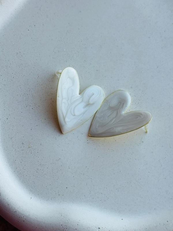  گوشواره قلب میناکاری