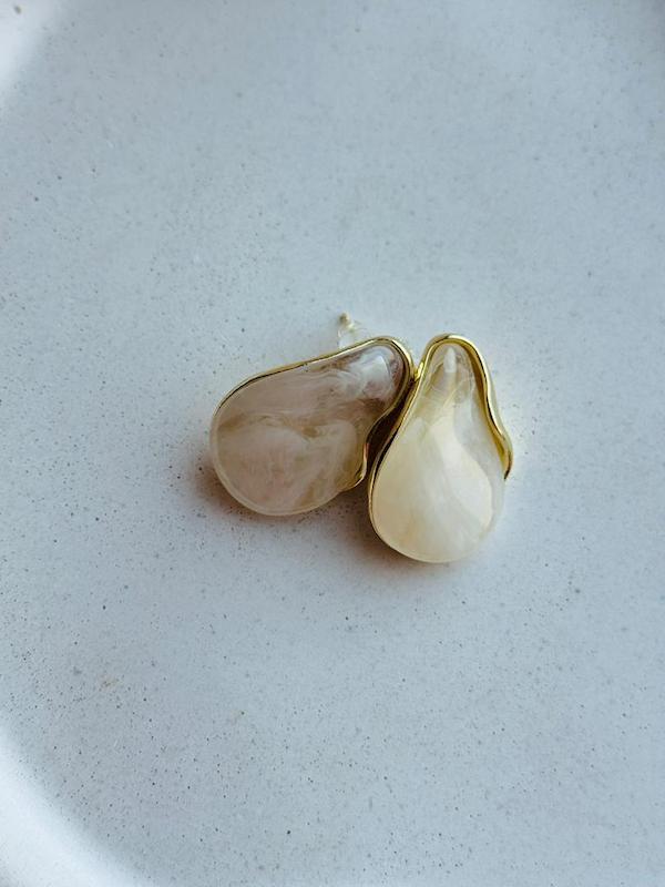 گوشواره سنگ طبیعی قطره