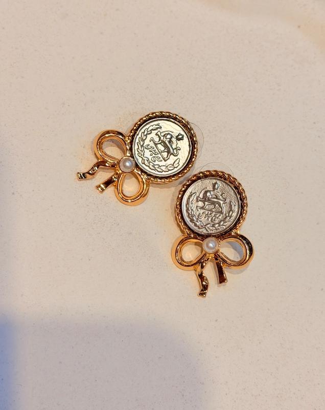 گوشواره سكه اصيل 