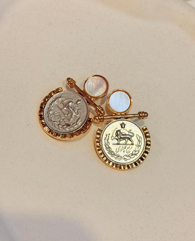 گوشواره سكه اصيل 