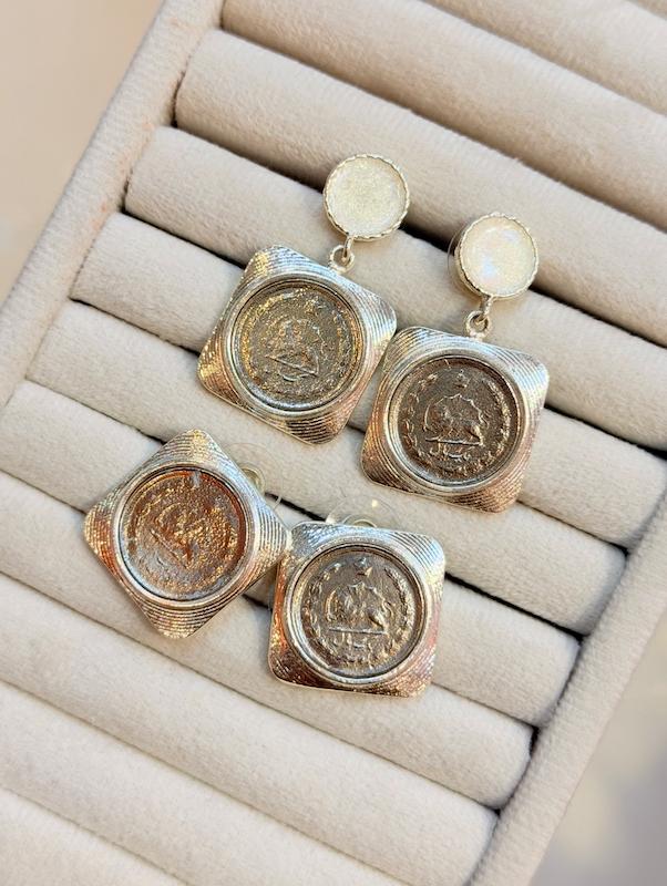 گوشواره سكه اصيل