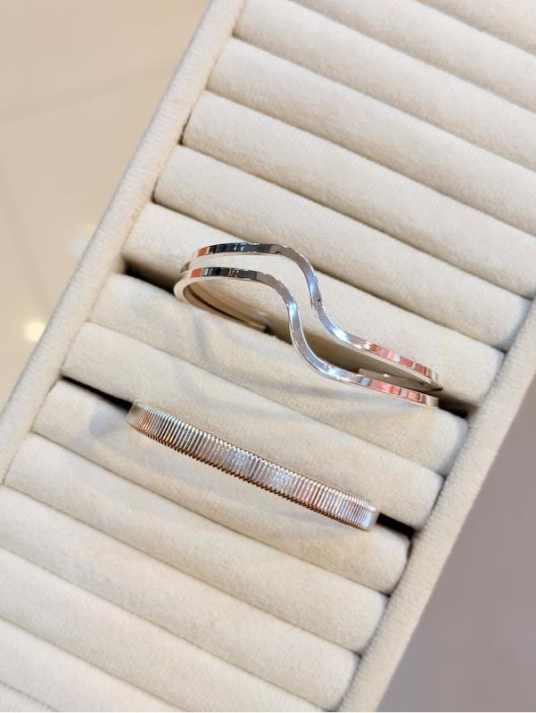 بنگل مينيمال ابكاري نقره