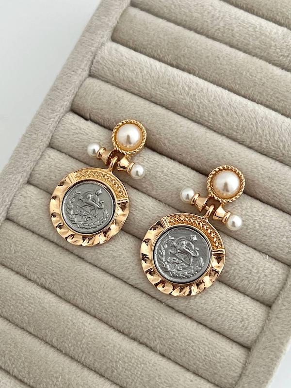 گوشواره كلاسيك سكه