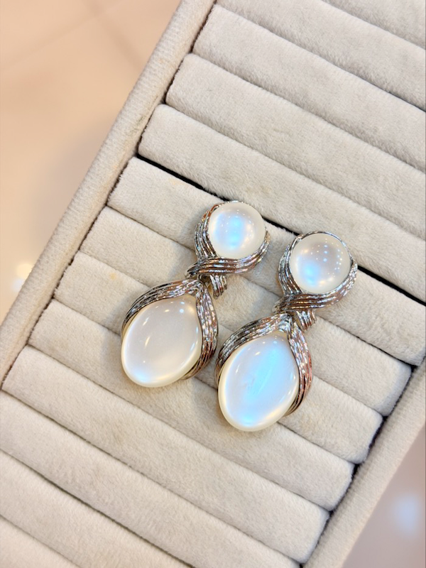 گوشواره آويز طرح سنگ