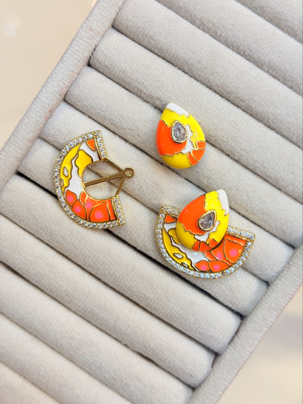 گوشواره مينا كاري