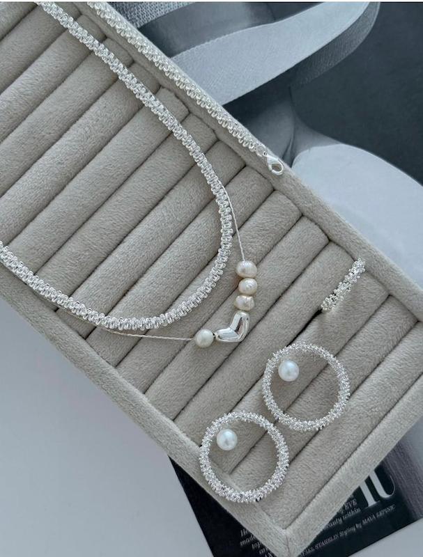 نیم ست آبکاری نقره