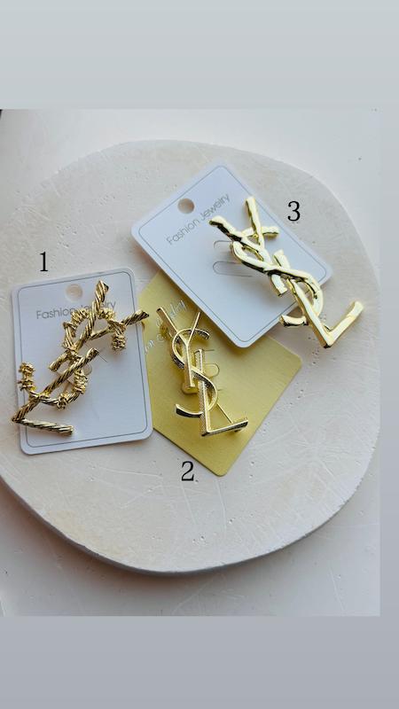 سنجاق سینه ایوسن لورن طلایی