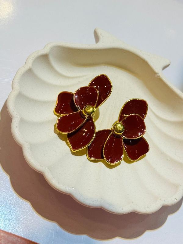 گوشواره فلاور ميناكارى