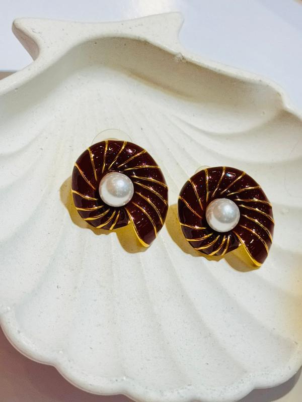 گوشواره حلزون ميناكارى