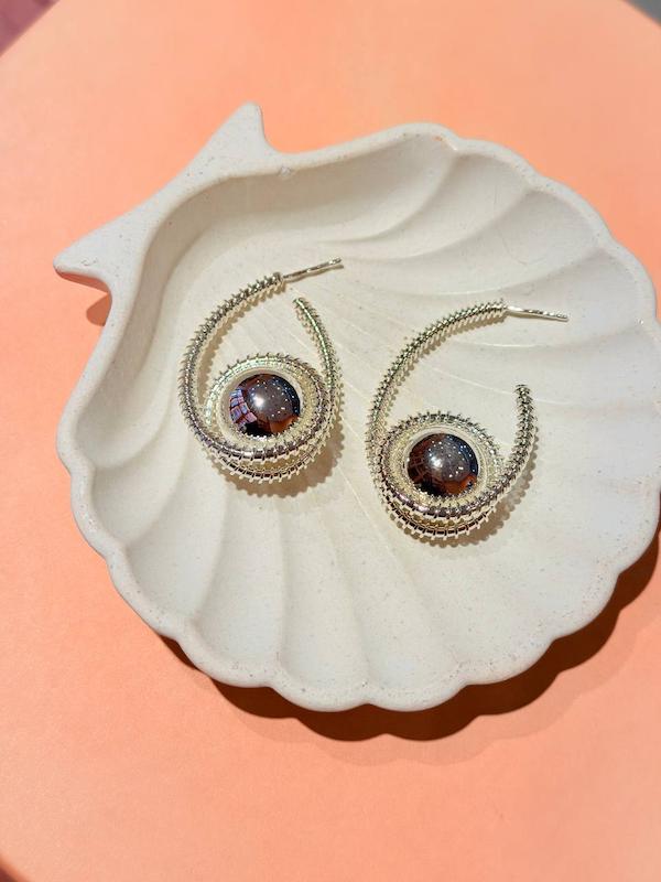 گوشواره حلقه و گوي