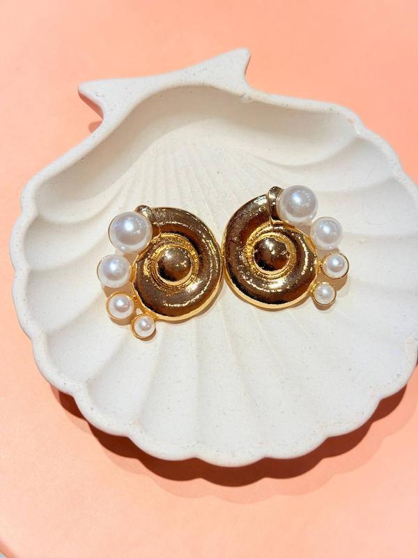 گوشواره  مرواريد شل