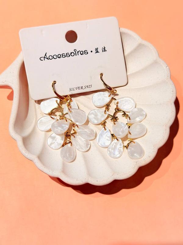 گوشواره صدف پولكي