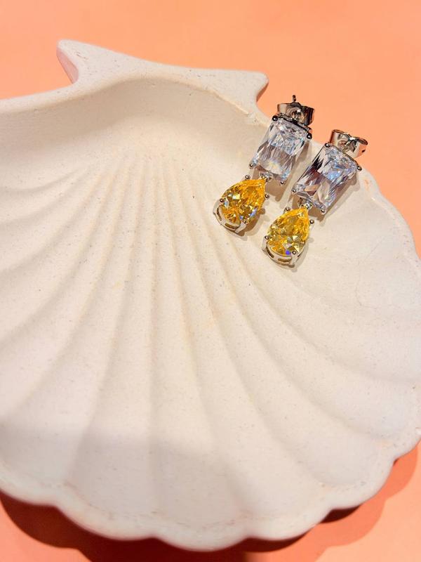 گوشواره سيترين 