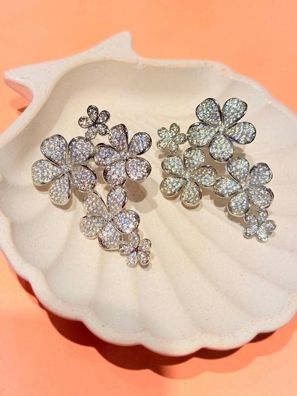 گوشواره جواهري فلارر