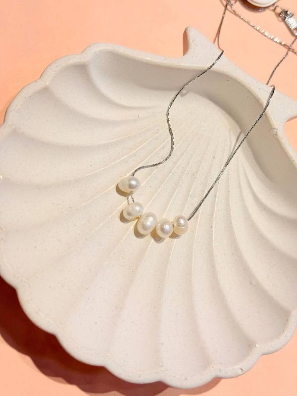 گردنبند مرواريد طبيعي