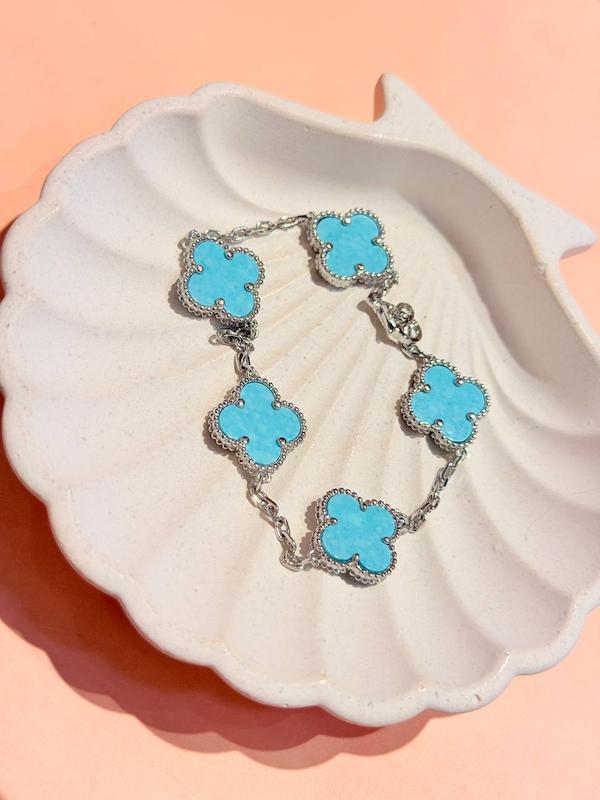 دستبند ونكليف فيروزه اي