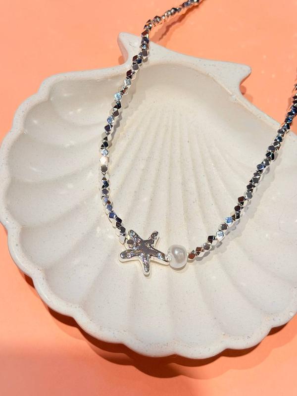 گردنبند مينيمال ستاره دريايي