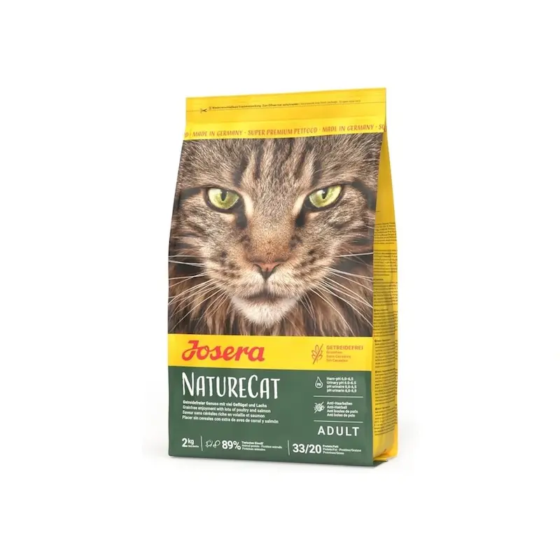 غذا خشک گربه جوسرا مدل نیچرکت NatureCat وزن 2 کیلوگرم