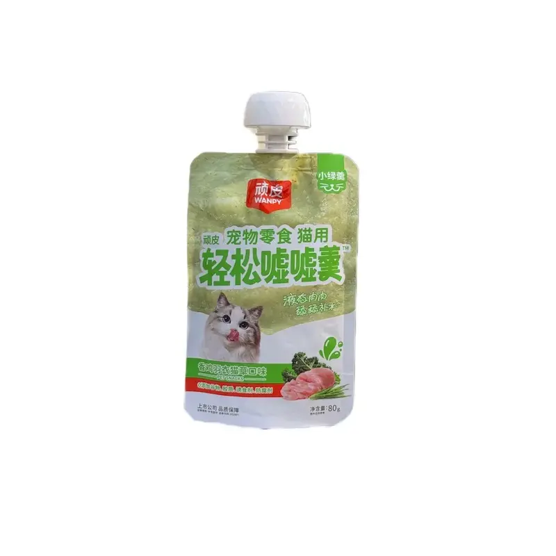 پودینگ گربه ونپی مدل آرام کننده طعم مرغ و سبزیجات وزن 80 گرم