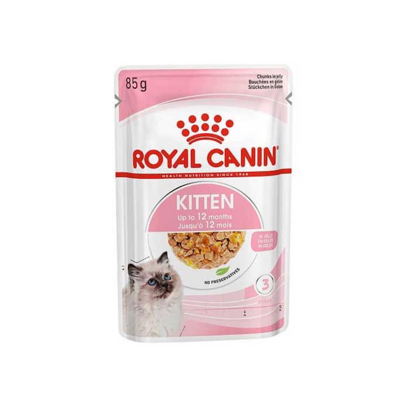 پوچ گربه رویال کنین کیتن Kitten وزن 85 گرم