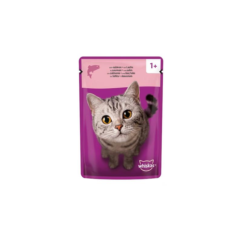پوچ ویسکاس با طعم ماهی سالمون 85 گرم