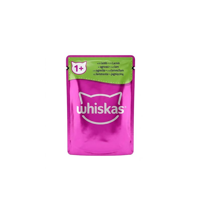 پوچ گربه ویسکاس با طعم گوشت بره 85 گرم