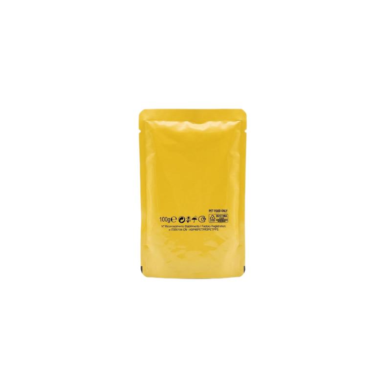 پوچ گربه سیمبا طعم مرغ و جگر وزن ۱۰۰ گرم