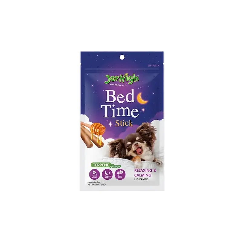 تشویقی سگ جرهای Bed Time طعم دارچین و عسل مخصوص میان‌وعده شبانه سگ